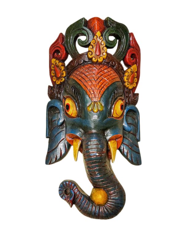 Ganesh – Handmade Wooden Mask