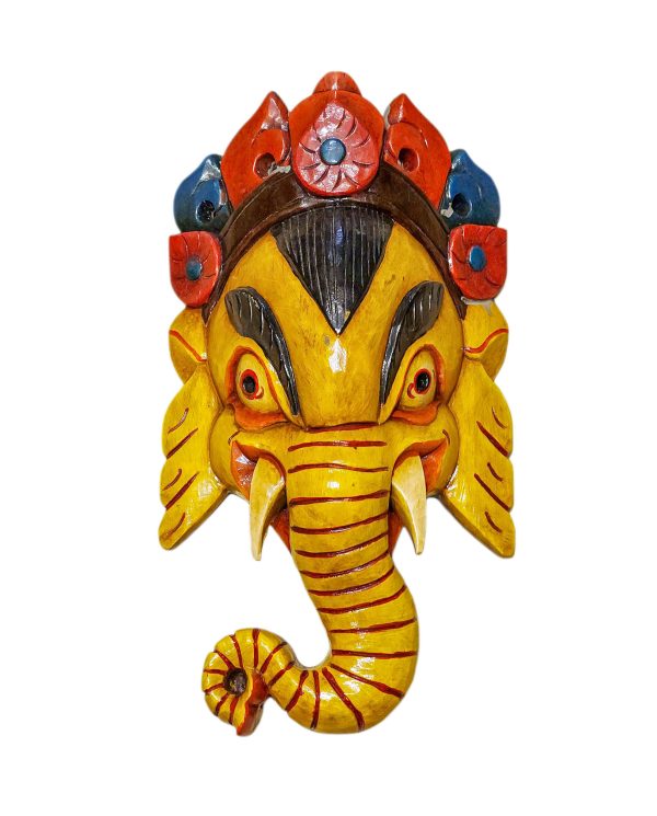 Ganesh – Handmade Wooden Mask