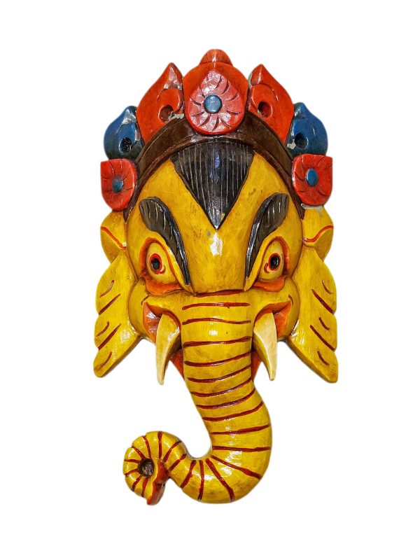 Ganesh – Handmade Wooden Mask