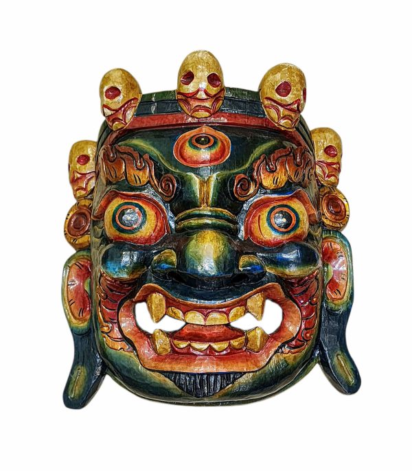 Bhairav – Handmade Wooden Mask