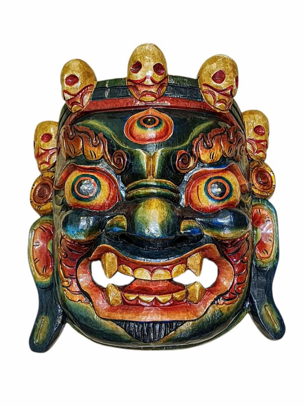 Bhairav – Handmade Wooden Mask