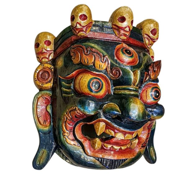 Bhairav – Handmade Wooden Mask