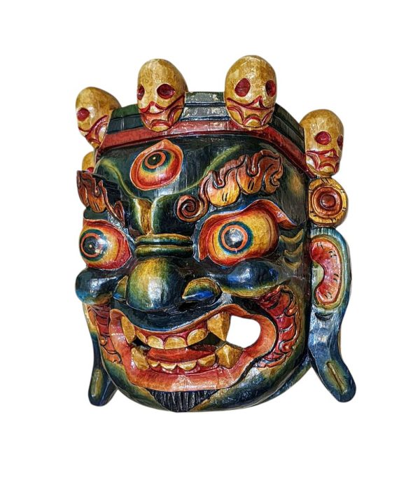 Bhairav – Handmade Wooden Mask