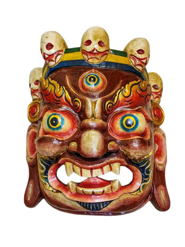 Bhairav – Handmade Wooden Mask