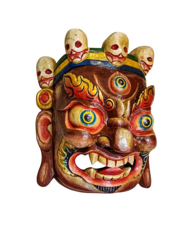 Bhairav – Handmade Wooden Mask