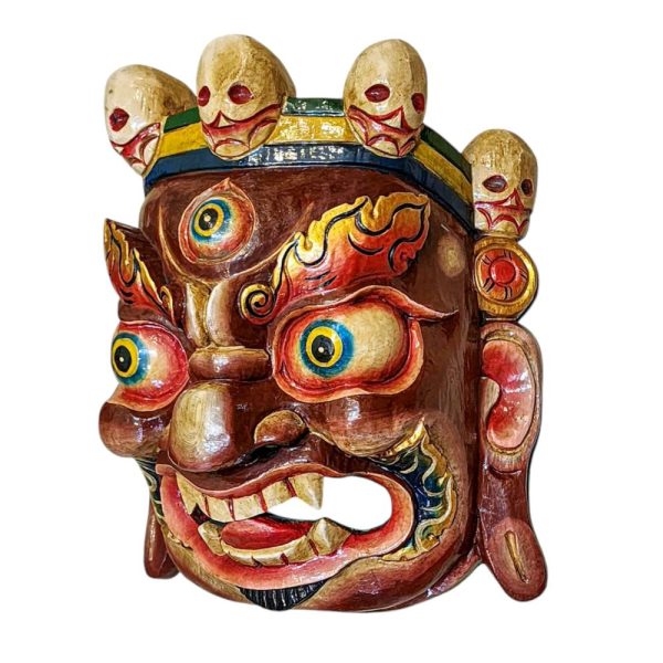 Bhairav – Handmade Wooden Mask