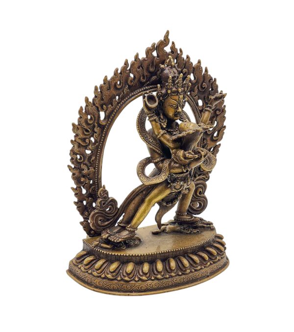 Chakrasamvara Buddhist Handmade Statue – Bronze Finishing