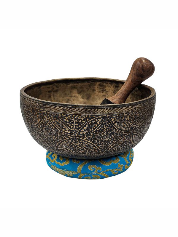 Buddhist Antique Jambati Singing Bowl – Hand Beaten
