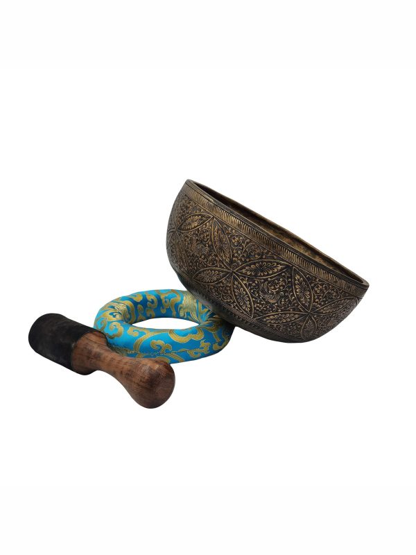 Buddhist Antique Jambati Singing Bowl – Hand Beaten