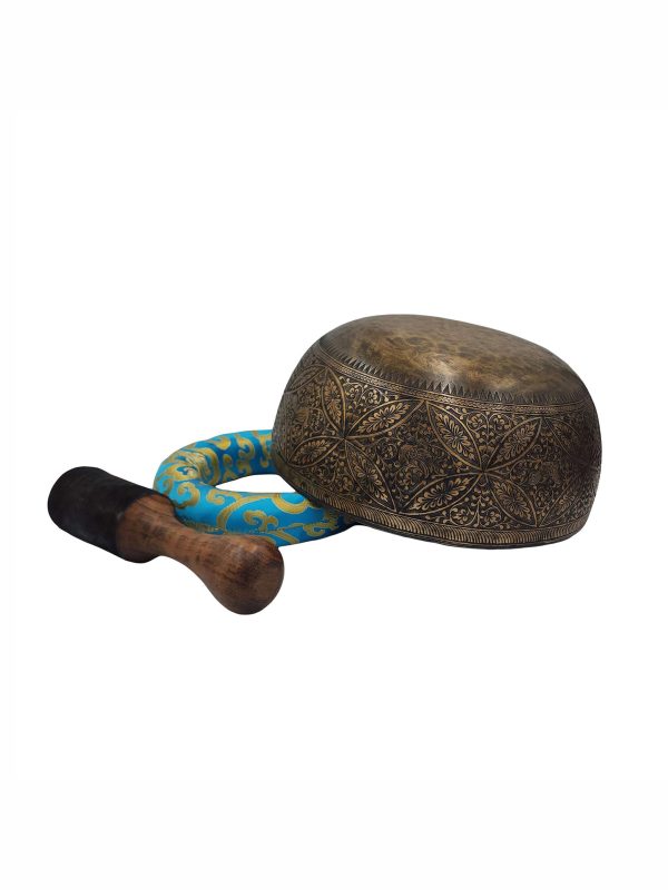 Buddhist Antique Jambati Singing Bowl – Hand Beaten