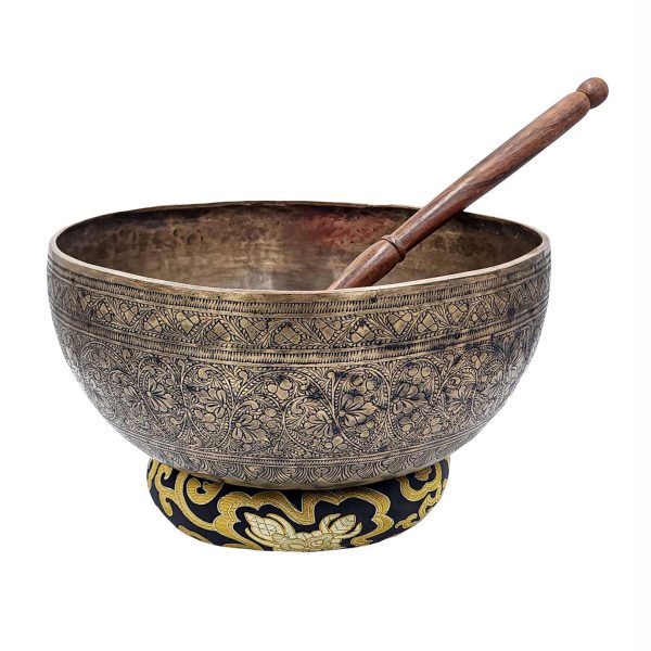 Buddhist Antique Jambati Singing Bowl – Hand Beaten