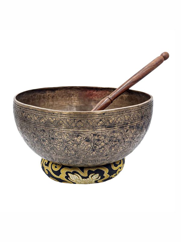 Buddhist Antique Jambati Singing Bowl – Hand Beaten