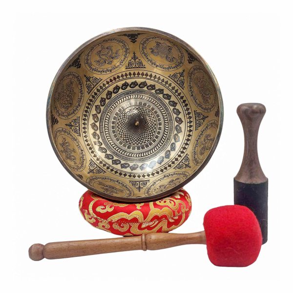 Buddhist Hand-Beaten Lingam Singing Bowl