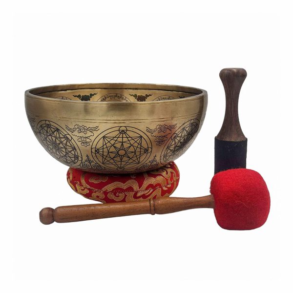 Buddhist Hand-Beaten Lingam Singing Bowl