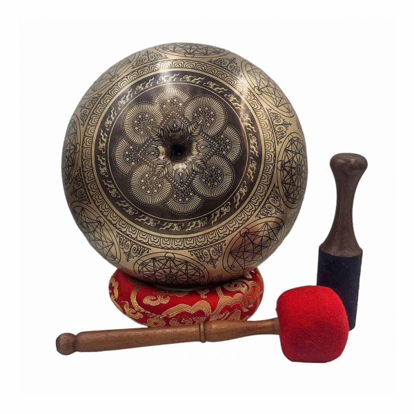 Buddhist Hand-Beaten Lingam Singing Bowl