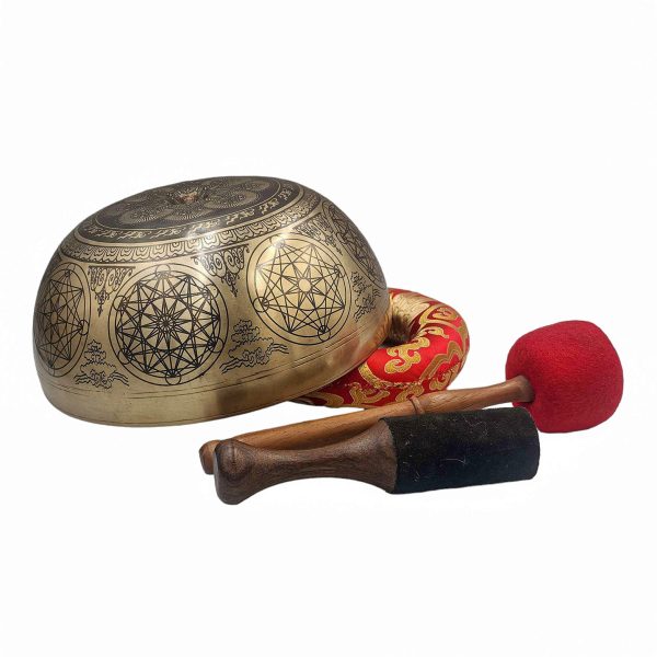 Buddhist Hand-Beaten Lingam Singing Bowl