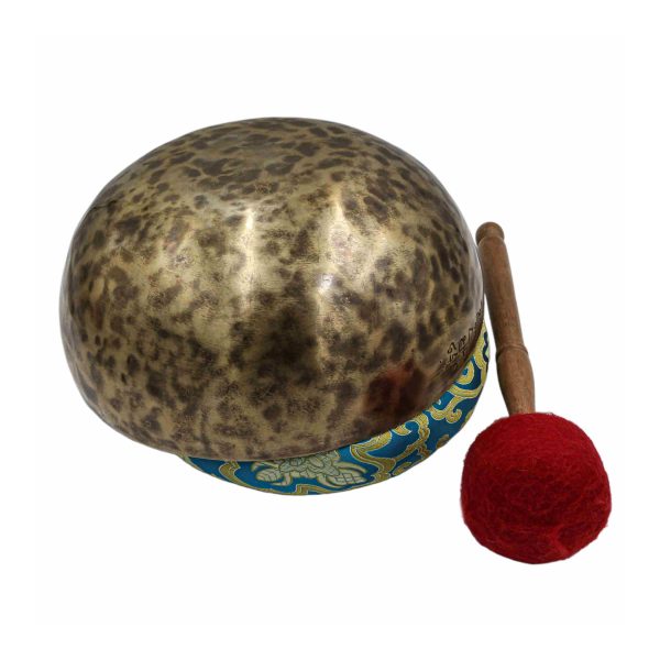 Seven Chakra Singing Bowl Set – Bronze with Full Moon Carving