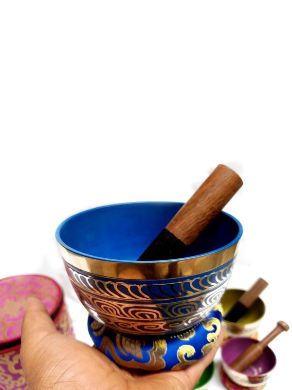 Seven Chakra Singing Bowl Set – Hand Hammered