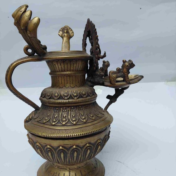 Miniature Statue of Ganesh Sukunda – Bronze Finishing