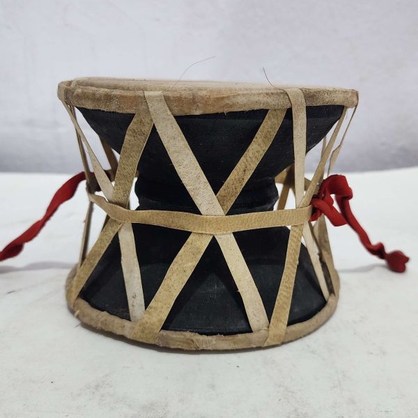 High Quality Nepali Folk Musical Instrument Damaru – Wooden Base