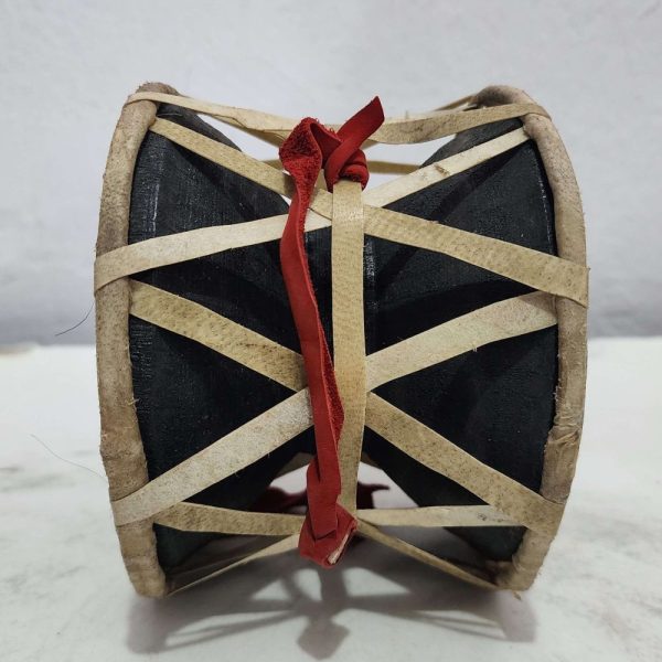High Quality Nepali Folk Musical Instrument Damaru – Wooden Base