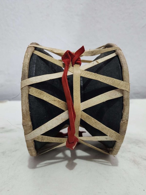 High Quality Nepali Folk Musical Instrument Damaru – Wooden Base