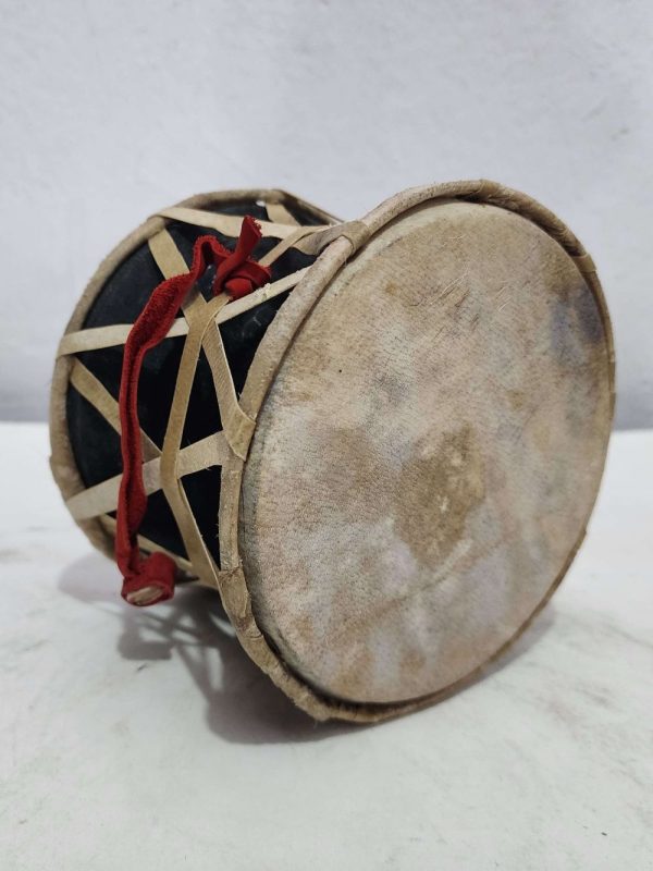 High Quality Nepali Folk Musical Instrument Damaru – Wooden Base