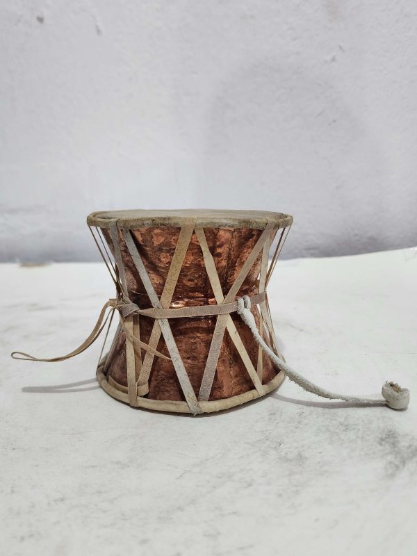 Mahadev Damaru – Nepali Folk Musical Instrument on Copper Base