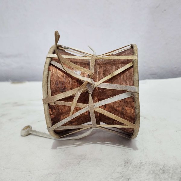 Mahadev Damaru – Nepali Folk Musical Instrument on Copper Base