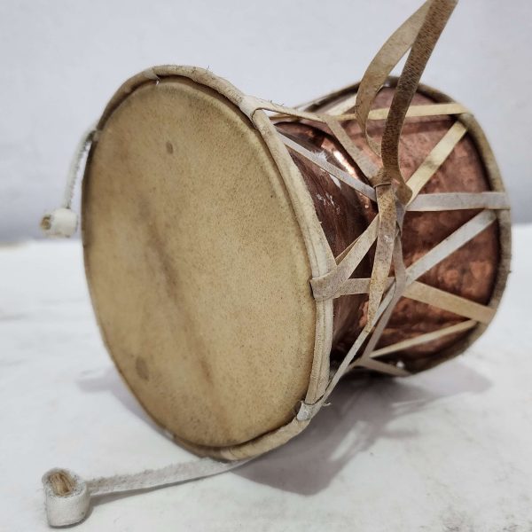 Mahadev Damaru – Nepali Folk Musical Instrument on Copper Base