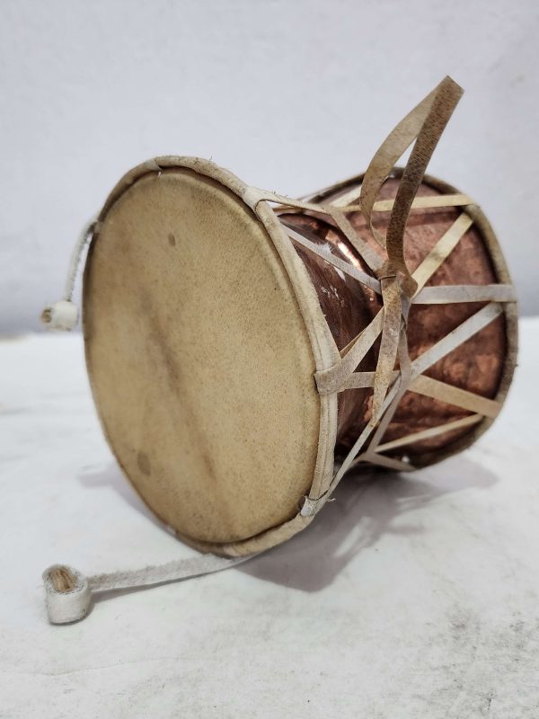 Mahadev Damaru – Nepali Folk Musical Instrument on Copper Base