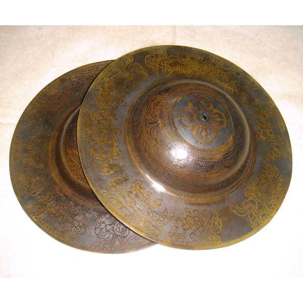 Cymbal - Jhyamta with Ashtamangala Design
